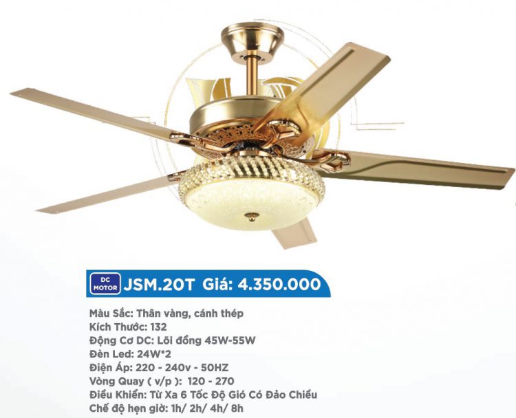 Quạt trần Villa